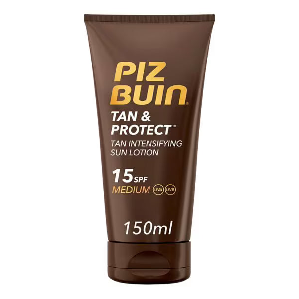 Piz Buin Sun Lotion SPF 15 Medium 150ml, imported from the UK
