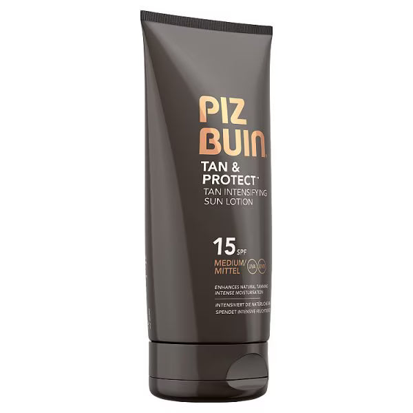 Piz Buin Sun Lotion SPF 15 Medium 150ml, imported from the UK