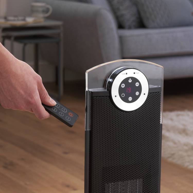 Dimplex Studio G ceramic tower heater 2.5kW (British brand)
