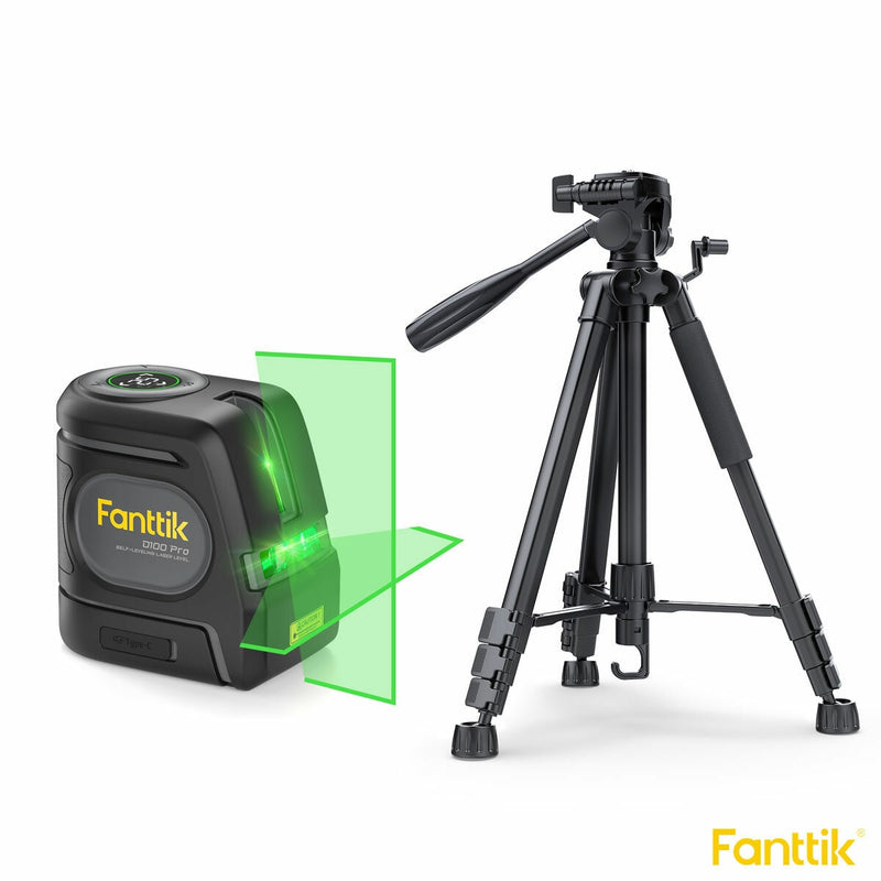 Fanttik D100 Pro laser level with tripod bundle (British brand)