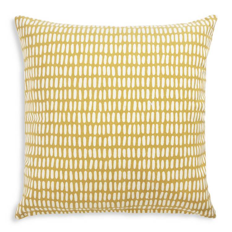 Habitat x Scion cushion mustard 43x43cm, imported from the UK