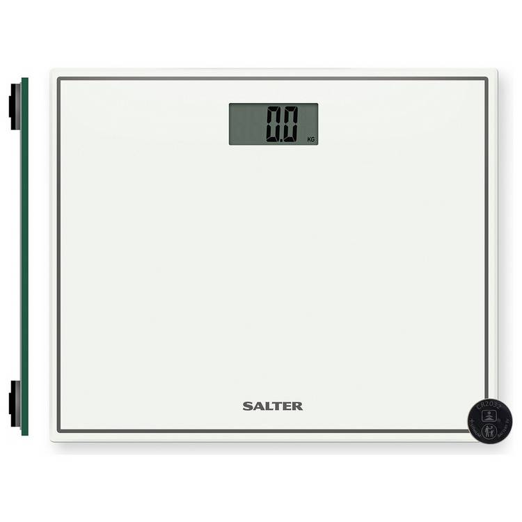 Salter bathroom scale compact white, imported from the UK