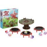Pigs On Trampolines game rubber pigs trampoline set - British product