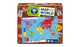 Argos Orchard Toys Map of the World Jigsaw Puzzle and Poster (150 Pieces)- Buy online at McGrocer