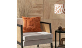 Argos Habitat Abstract Tufted Cushion Orange 43x43cm- Buy online at McGrocer