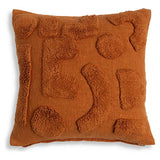 Habitat Abstract Tufted Cushion Orange 43x43cm - British product