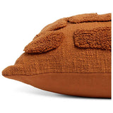 Habitat Abstract Tufted Cushion Orange 43x43cm - British product