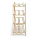 Argos Home 4 shelf shoe storage rack pine, imported from the UK