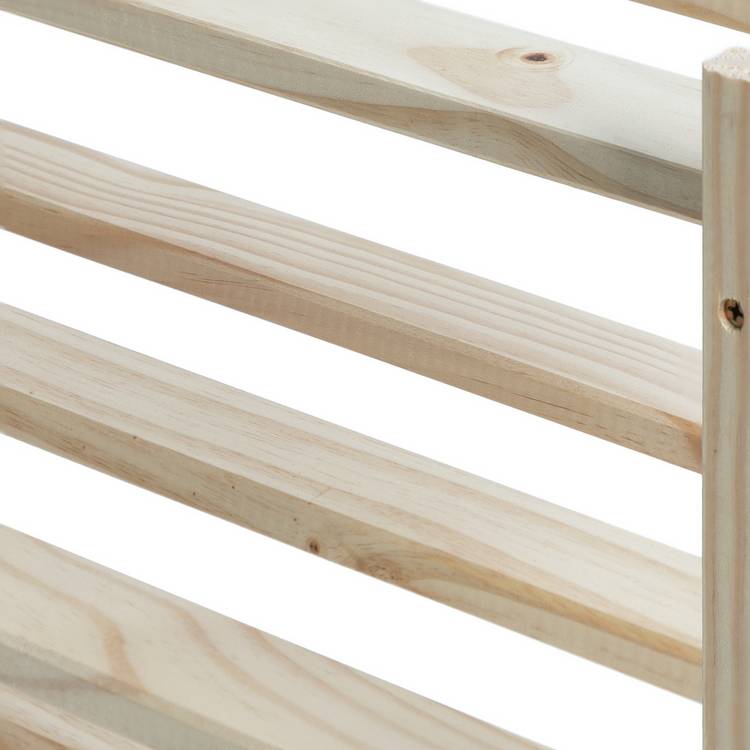 Argos Home 4 shelf shoe storage rack pine, imported from the UK