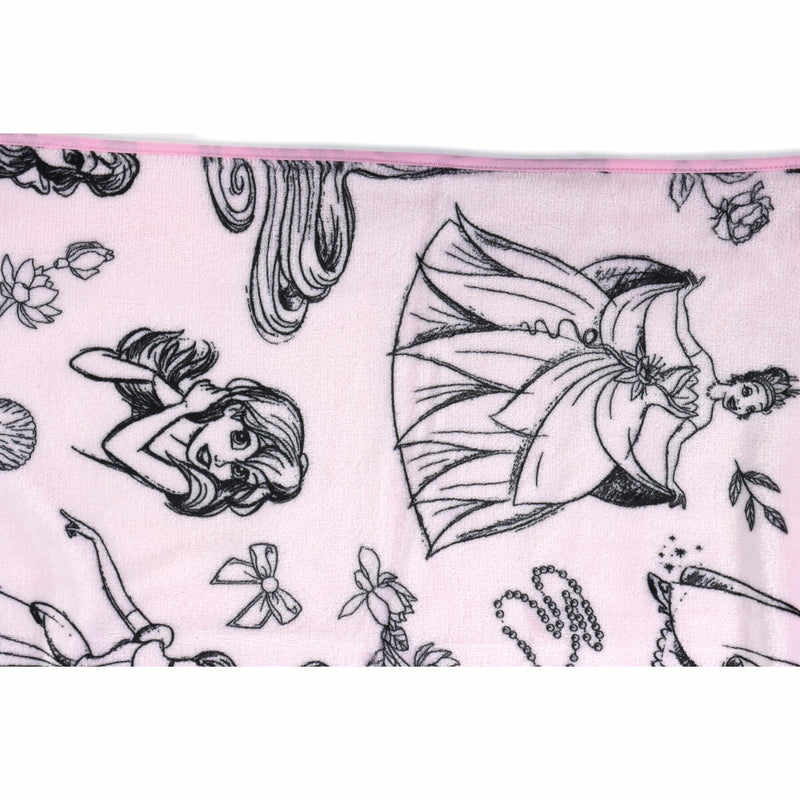 Disney Princess blanket and cushion set pink (British brand)