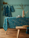 Catherine Lansfield Navy Blue Enchanted Twilight Animals tablecloth 132cm x 178cm - British product