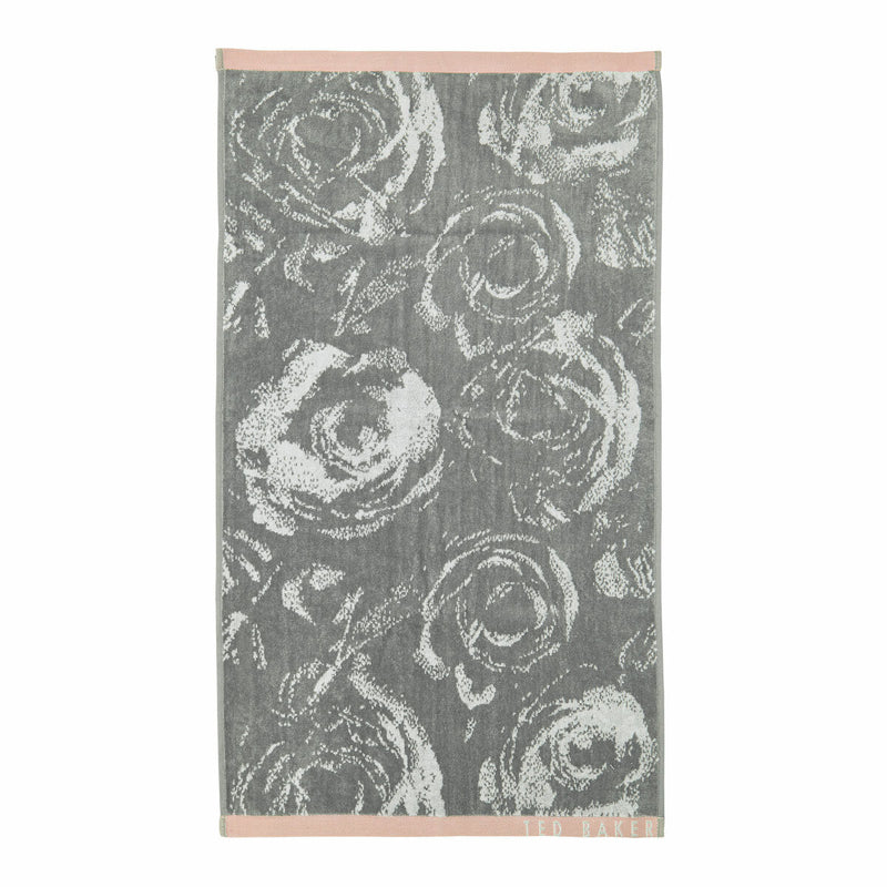 Ted Baker Grey Rose cotton towel bundle, imported from the UK