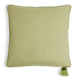 Habitat embroidered palm green cushion 43x43cm, UK version