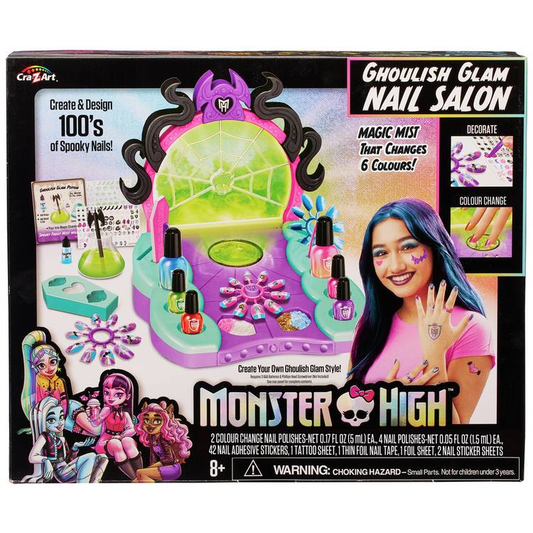 Monster High Ghoulish Glam Nail Salon kit - British product