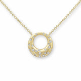 Costco UK 0.15ctw Round Brilliant Cut Diamond Circle Necklace 14ct Yellow Gold- Buy online at McGrocer