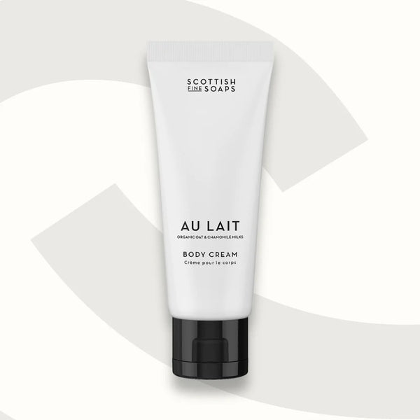 Scottish Fine Soaps Body Cream Au Lait 75ml (British brand)