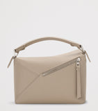 LOEWE small Puzzle top-handle calfskin leather bag (British brand)