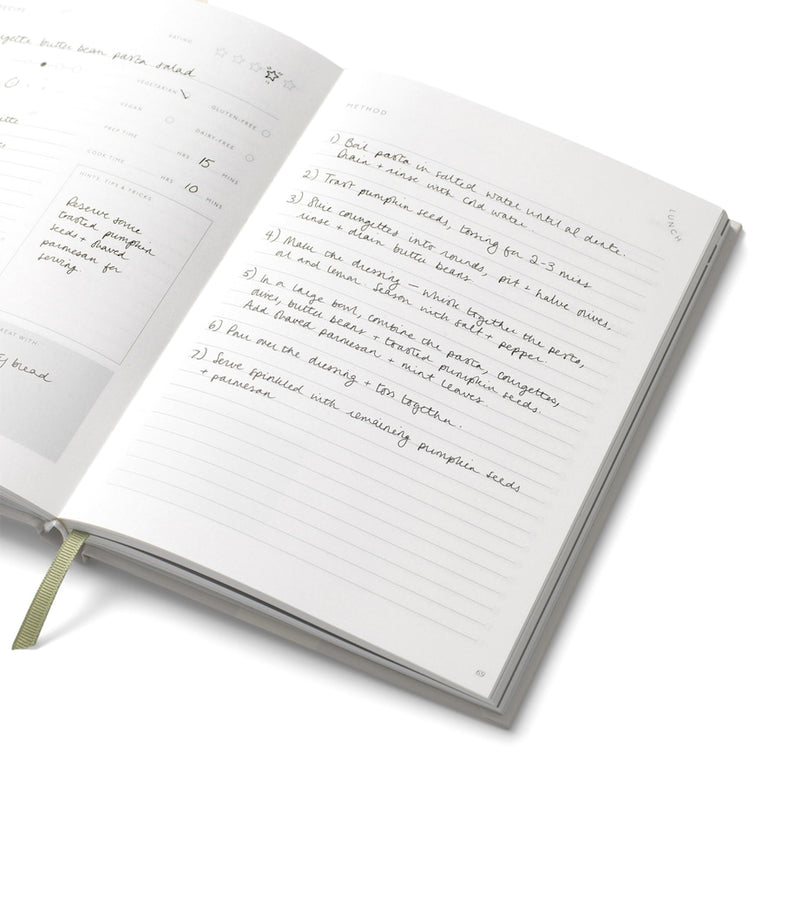 Papier Ceramic A5 Recipe Book, imported from the UK