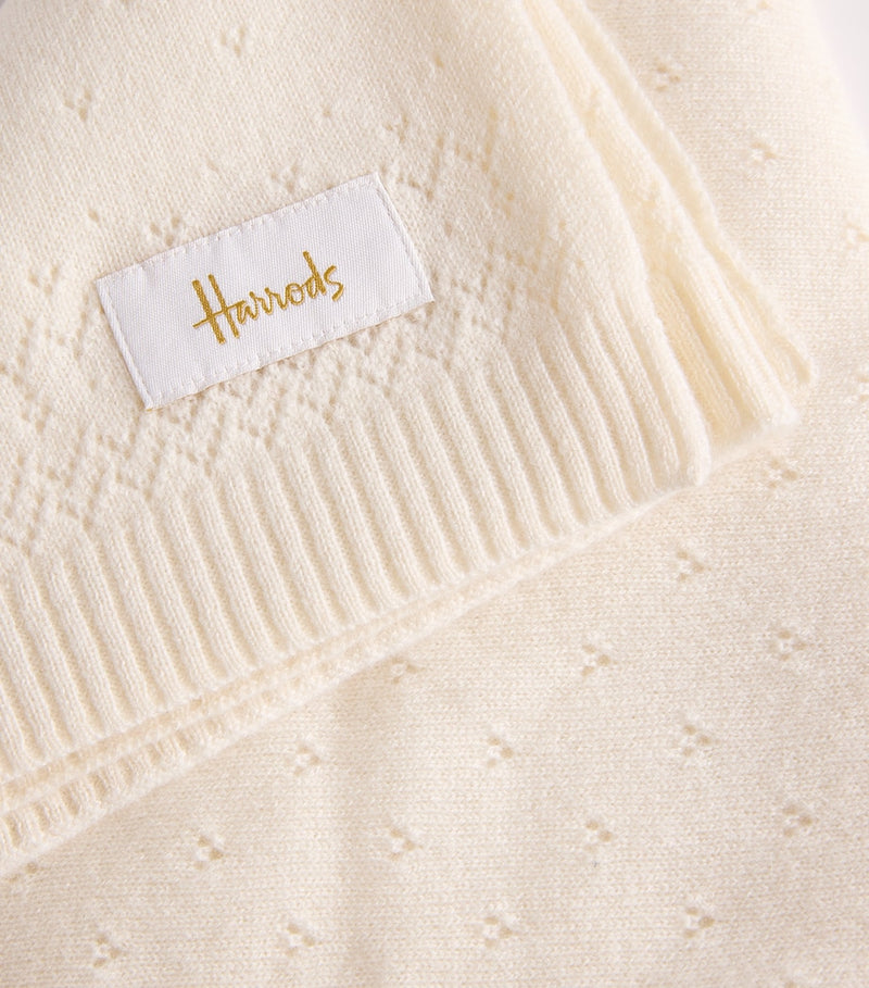 Harrods cashmere shawl baby shower gift, UK version