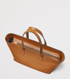 Aspinal of London leather East West tote bag - British product