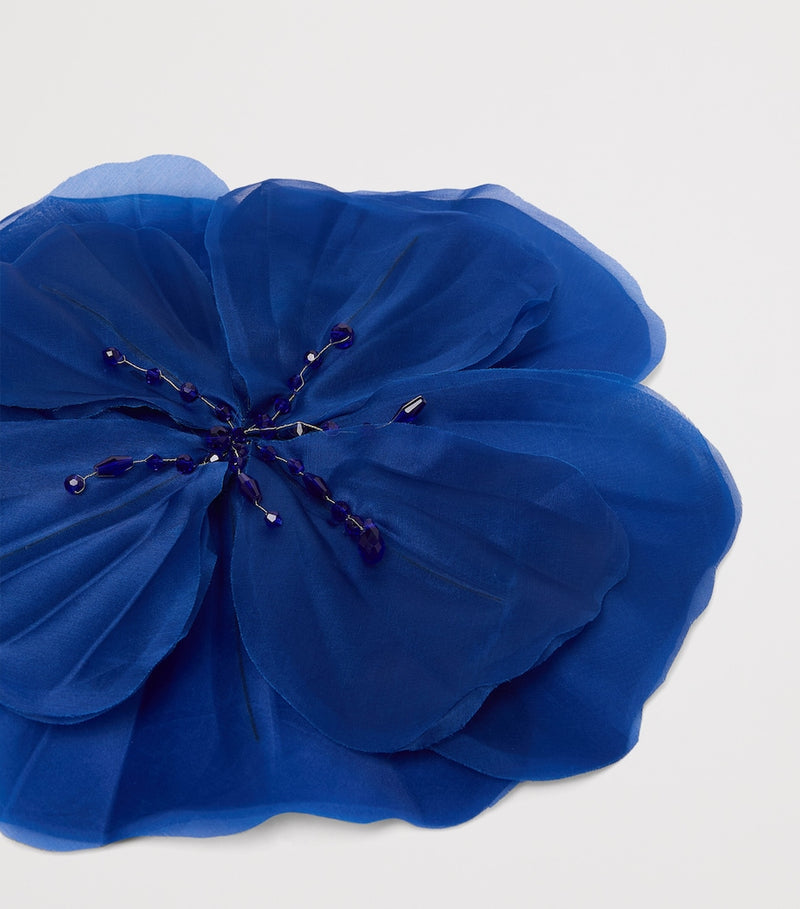 Marina Rinaldi silk organza flower brooch - British product