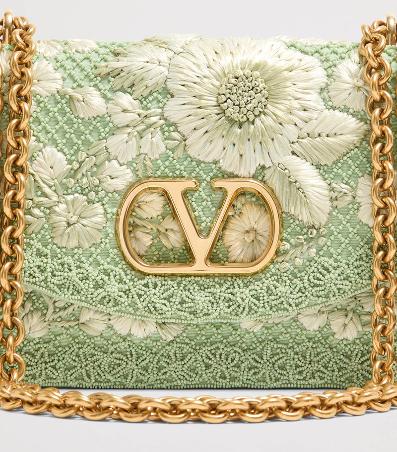 Valentino Garavani Beaded Vain shoulder bag - British product