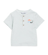 Tartine et Chocolat Striped Button-Up T-Shirt Children's T-Shirt (3 Months-4 Years)