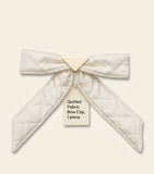 Prada silk bow hair clip with floral motif (British brand)