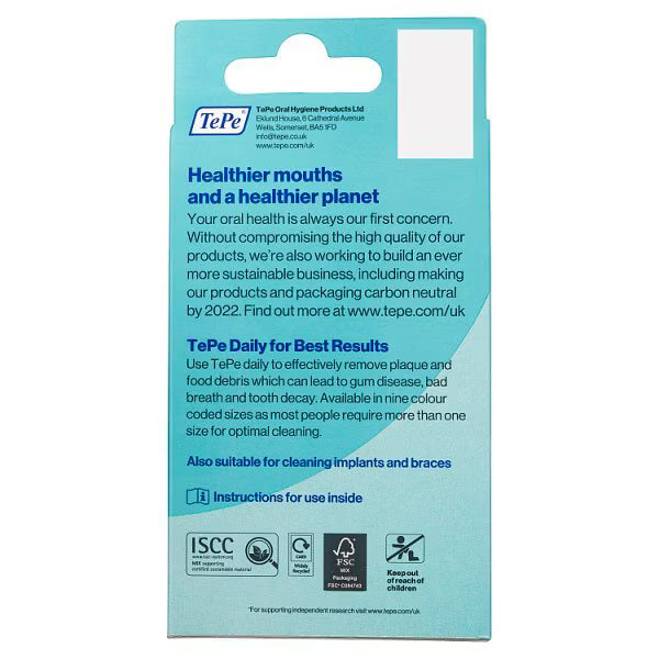 TePe Interdental Brush Blue 0.6mm (British brand)