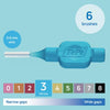 TePe Interdental Brush Blue 0.6mm (British brand)
