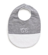 Harrods Tartine et Chocolat Printed Embroidered Baby Bib- Buy online at McGrocer