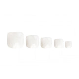 Nail HQ white false toenails 24 pieces - British product