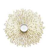 Harrods Contemporary Round Floral Placemat with Openwork Design, 38cm x 40cm- Buy online at McGrocer