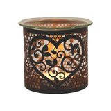 Superdrug Aroma 3-in-1 Tealight Holder Wax Melt Burner - Black Heart 10.5 x 10.5 cm- Buy online at McGrocer