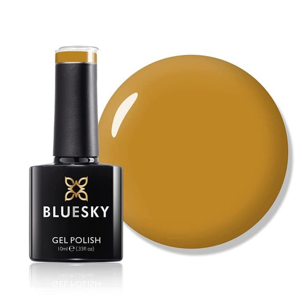 Bluesky Gel Polish Selena Deep Mustard Shade - British product