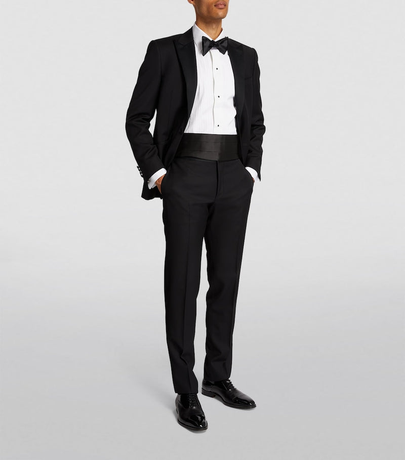 Canali silk cummerbund formal accessory, UK version