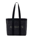AllSaints Layo tote bag organic cotton canvas, imported from the UK