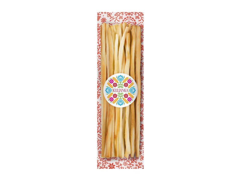 Semi-hard string cheese assorted, steamed or beechwood smoked (British brand)