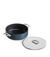 Harrods Joseph Joseph Space Non-Stick Folding Handle Casserole Pan with Lid 28cm- Buy online at McGrocer
