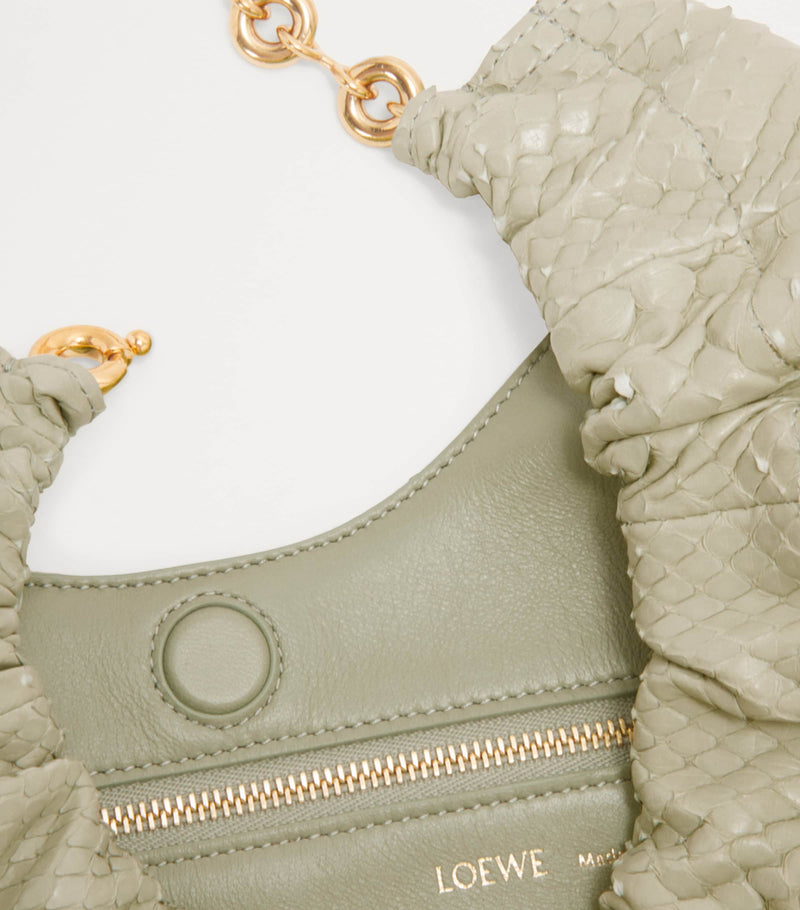 LOEWE small snakeskin squeeze shoulder bag (British brand)