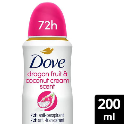 Superdrug Dove Advanced Care Dragonfruit & Coconut Anti-Perspirant Spray 200ml- Buy online at McGrocer