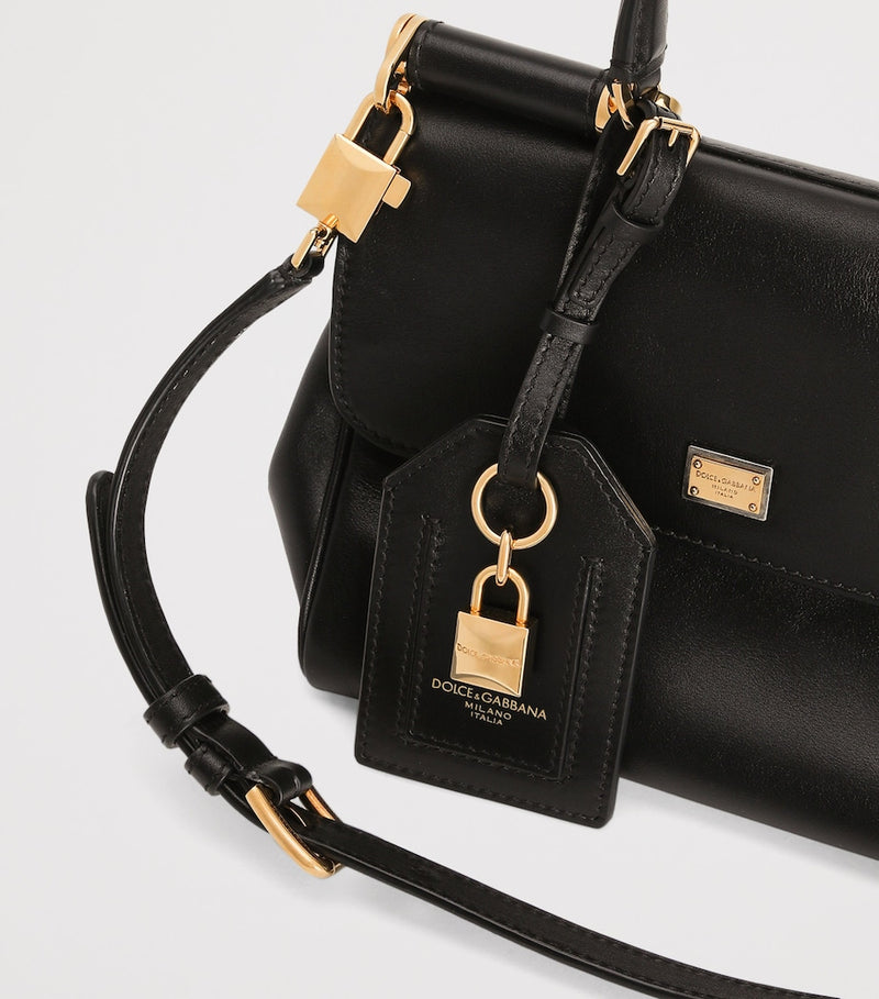 Dolce&Gabbana My Sicily calfskin top-handle bag, imported from the UK