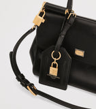 Dolce&Gabbana My Sicily calfskin top-handle bag, imported from the UK