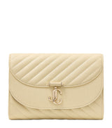Harrods Jimmy Choo Leather Curve Clutch Bag- Buy online at McGrocer
