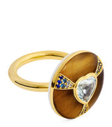 Harrods Emily P. Wheeler Yellow Gold and Mixed Stone Balance Ring- Buy online at McGrocer