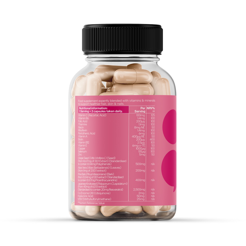 Paused Beauty Complex 60 capsules, imported from the UK