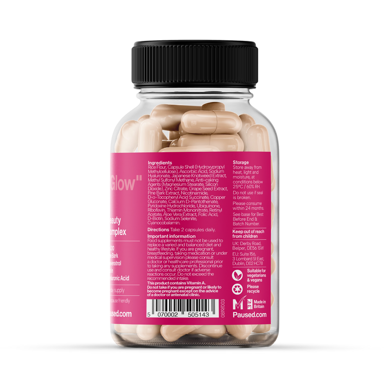 Paused Beauty Complex 60 capsules, imported from the UK