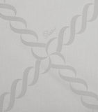 Pratesi Super King Flat Sheet with Braid Motif 300cm x 270cm, imported from the UK