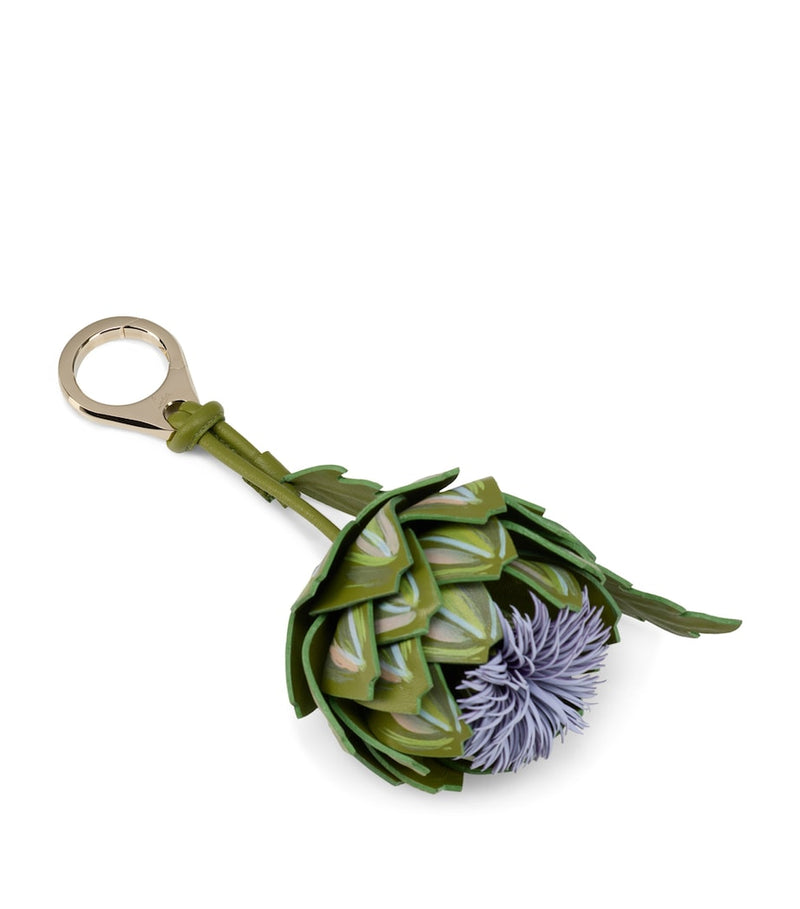 Christian Louboutin artichoke leather bag charm (British brand)
