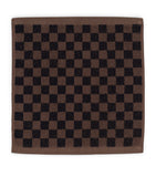 BAINA Check Quill facecloth 30cm organic cotton (British brand)